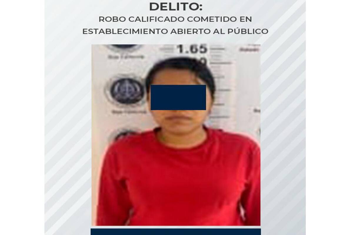 Mujer va a prisión por presuntamente robar en una negociación en Rosarito