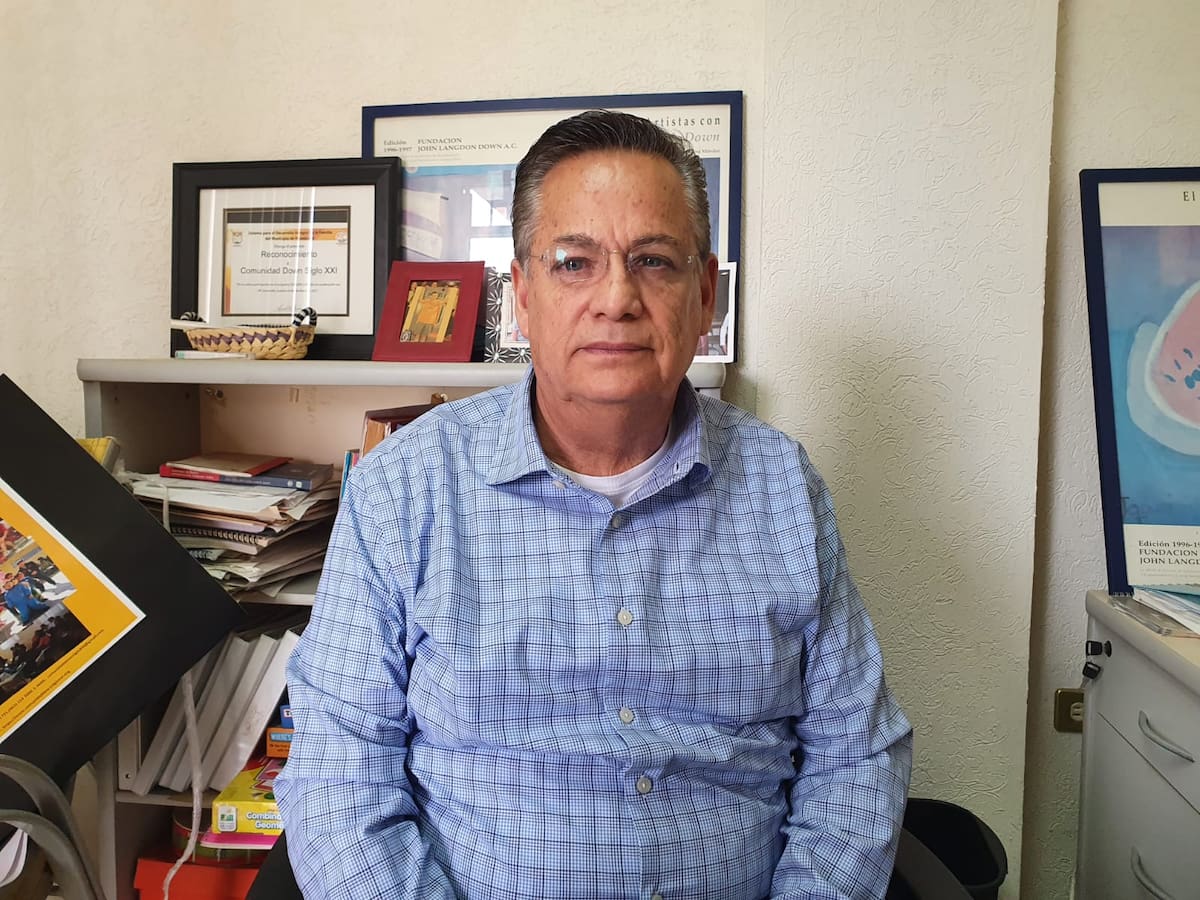 Luis Carlos Martínez García, presidente y fundador del Consejo Directivo de Comunidad Down Siglo XXI