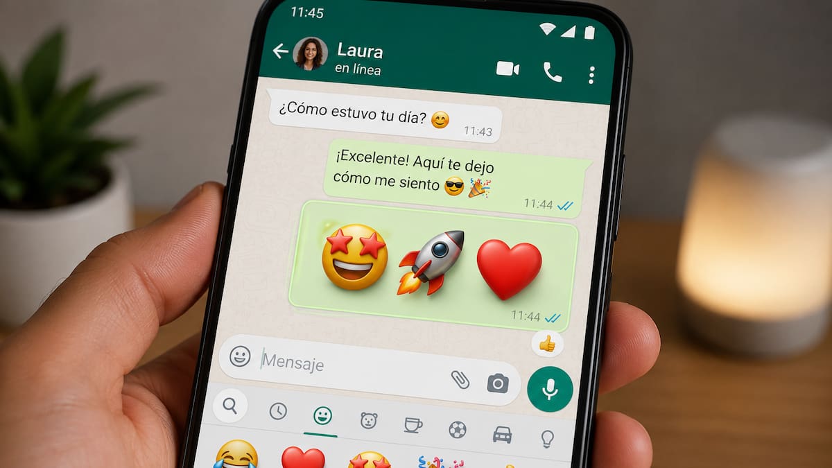 Los emojis de WhatsApp dejarán el diseño plano gracias a Android 17: Google confirma una biblioteca 3D que llegará de forma gradual a millones de usuarios