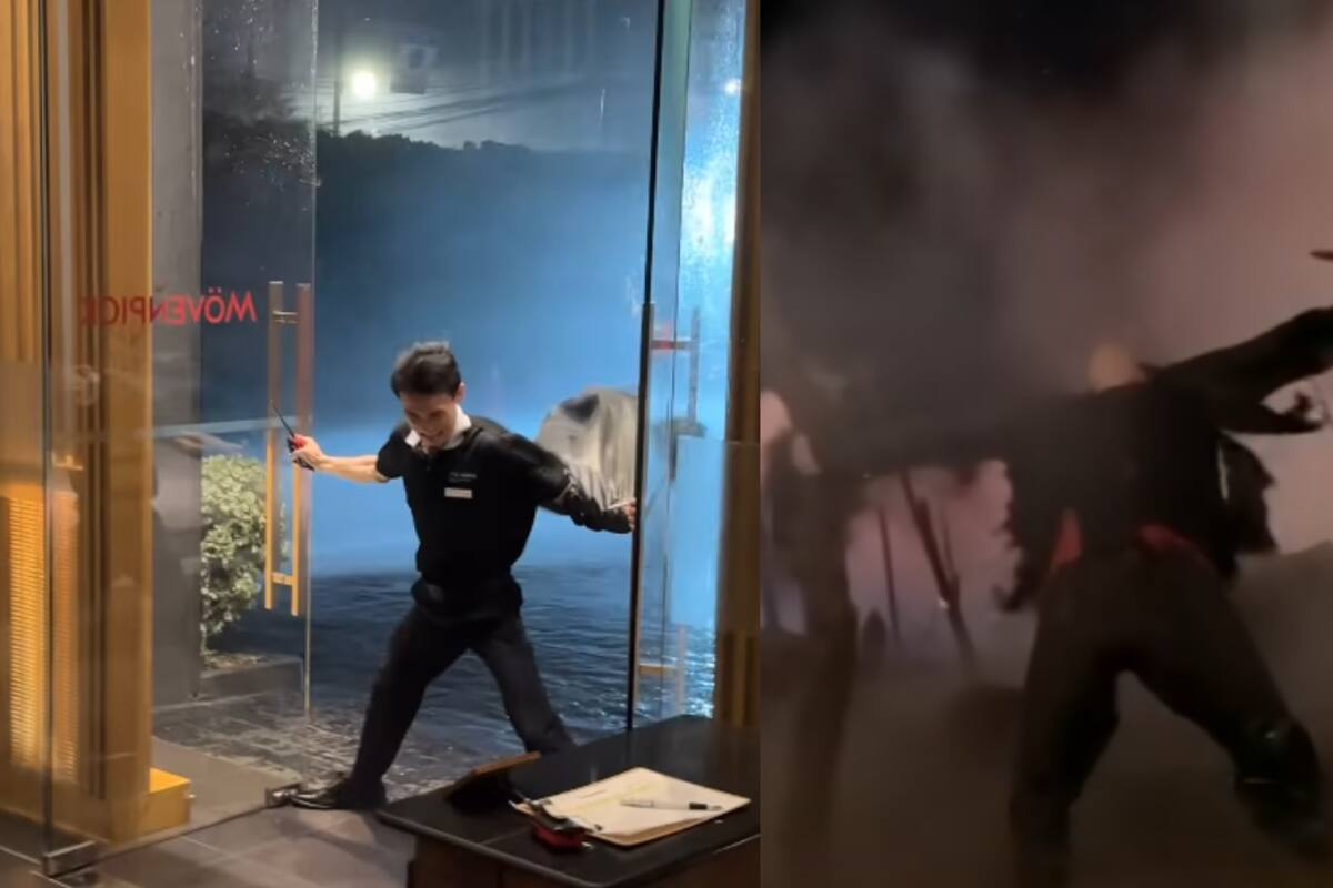 Hombre en Tailandia aprovecha el mal clima para recrear la escena del videoclip Earth Song de Michael Jackson