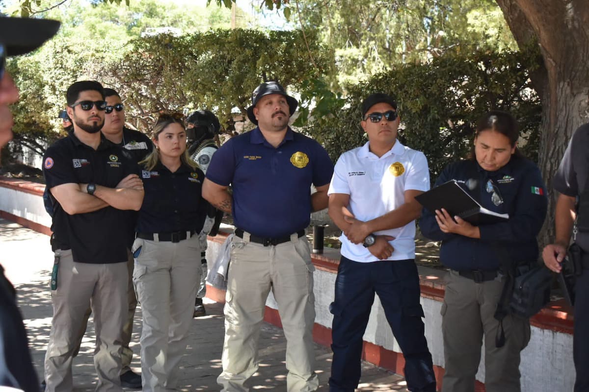 Preparan simulacro binacional ante posible derramamiento de ácido sulfúrico en Nogales