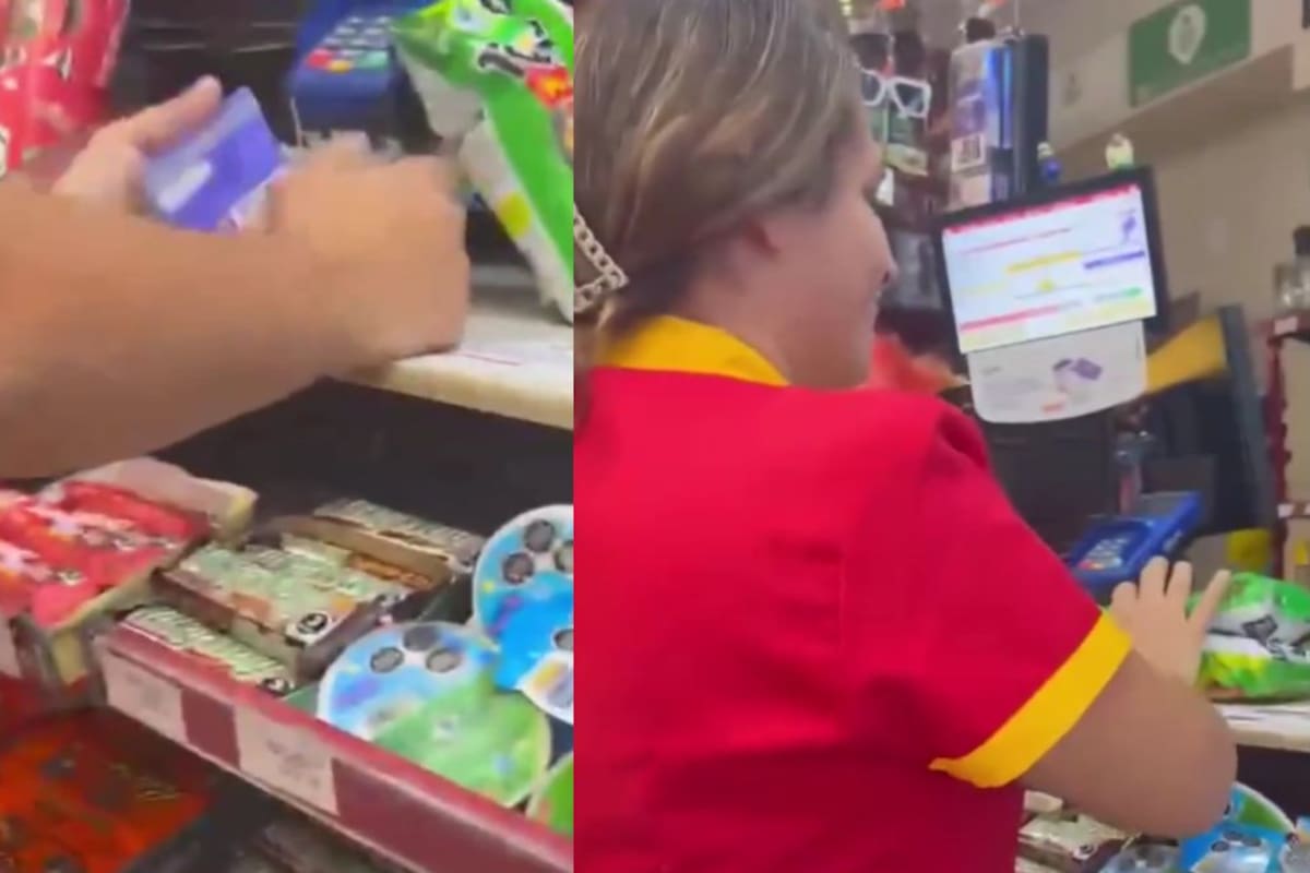 Mujer olvida su tarjeta en el Oxxo y al regresar por ella encuentra a la cajera comprando los ‘’chuchulucos’' con su plástico