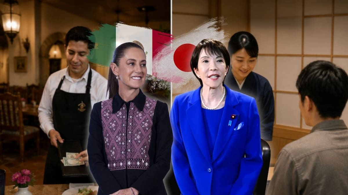 Mientras en México es normal dejarles propina a meseros en restaurantes o bares, en Japón dejar dinero extra puede causarles confusión pues rompe con una regla cultural de cortesía