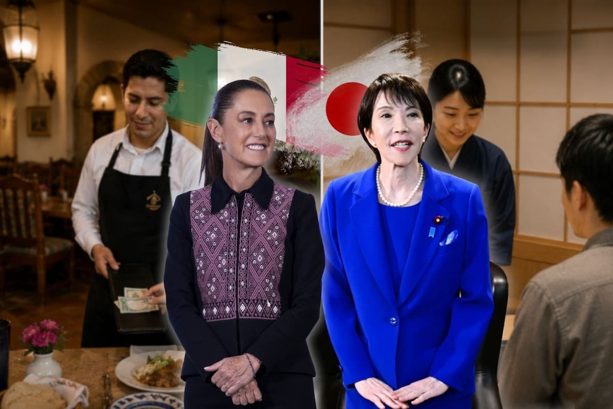 Mientras en México la propina es voluntaria y no obligatoria, en Japón dejar dinero extra puede causar confusión a meseros pues rompe con una regla cultural de cortesía