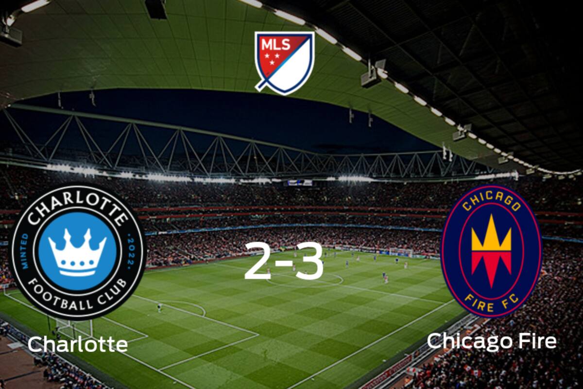 Chicago Fire se queda con los tres puntos después de vencer 3-2 a Charlotte FC