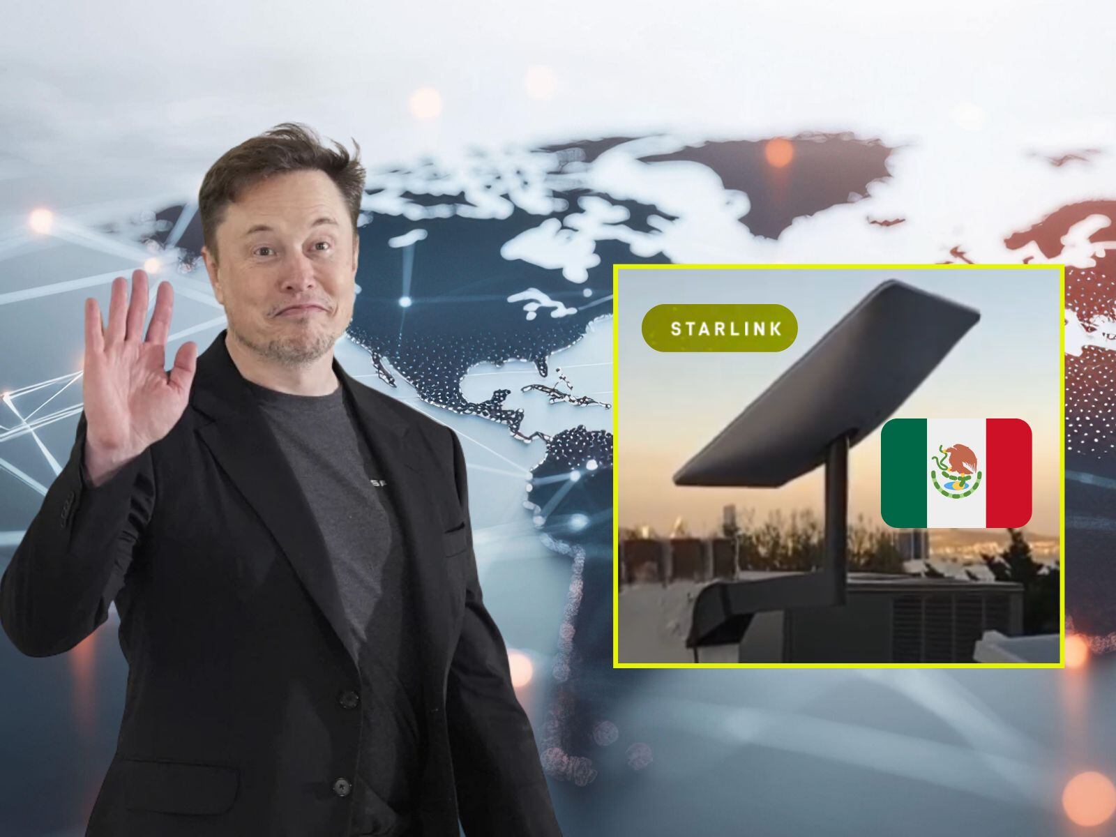Internet satelital de Elon Musk: beneficios y costos de Starlink en México. | Crédito: AP/Captura de video/Canva