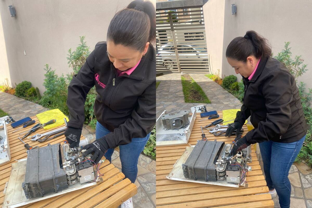 8M: Chayito desafía los roles en la industria de la plomería