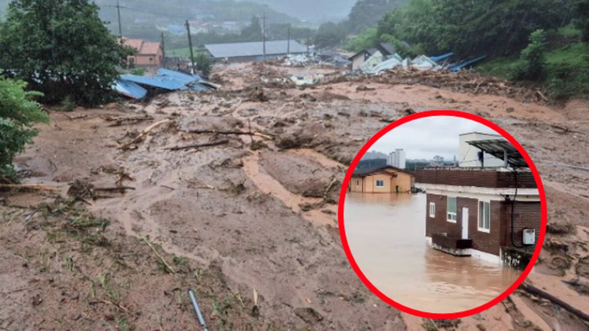 Más de una decena de muertos, desaparecidos y miles de evacuados: lluvias implacables devastan Corea del Sur