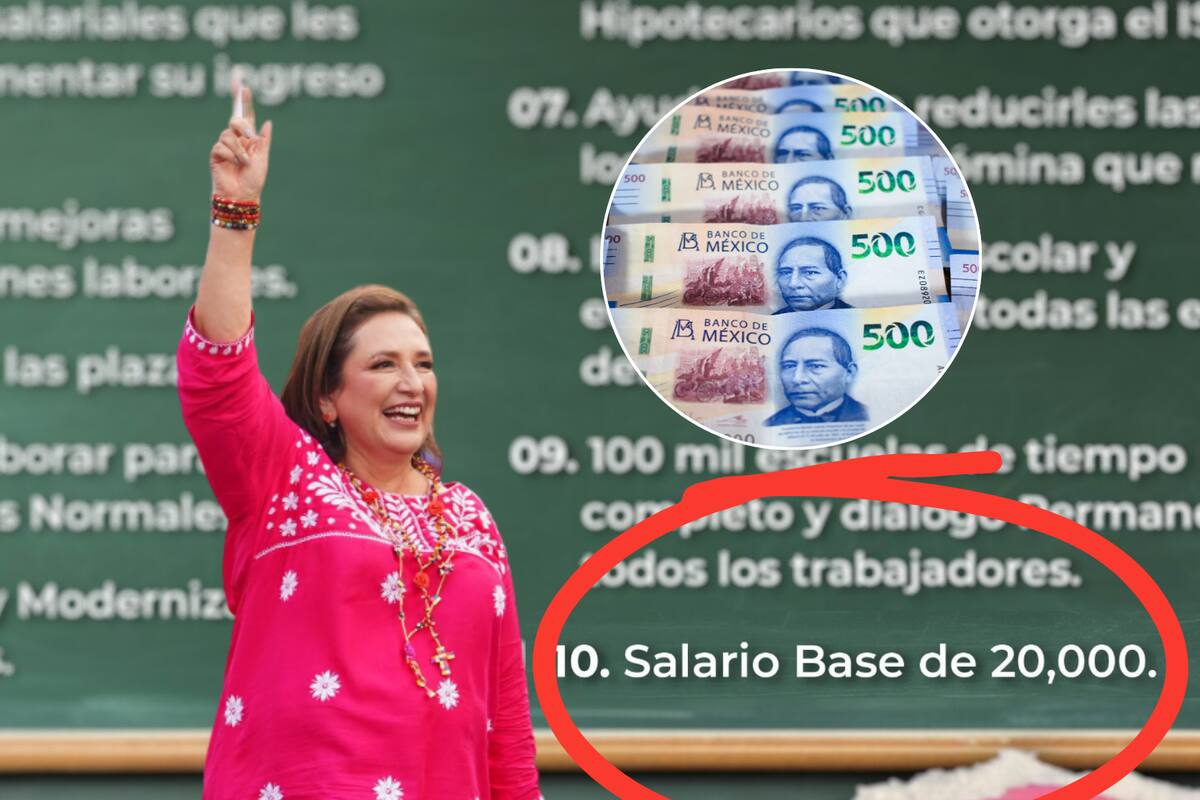 Xóchitl Gálvez promete salario base de 20 mil pesos para maestros