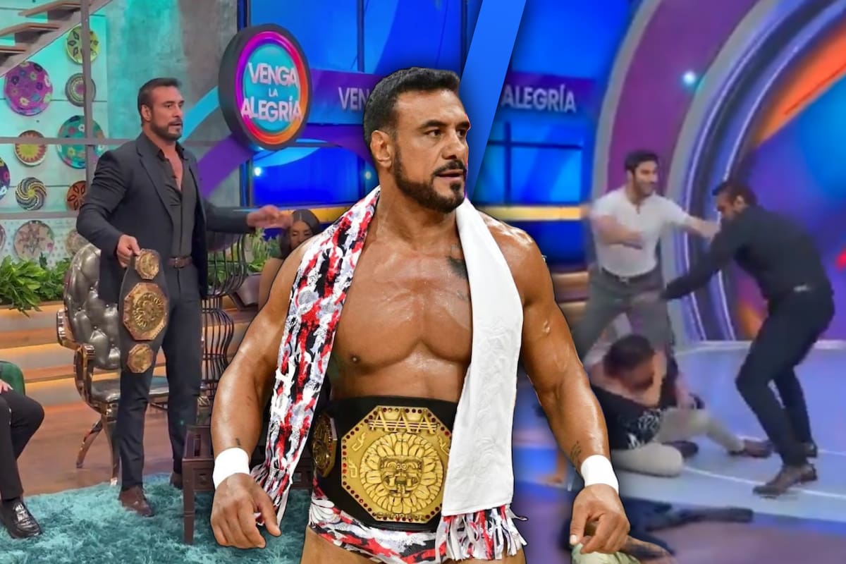 Alberto del Río se desata con golpes sobre Vikingo en entrevista en “Venga la Alegría”