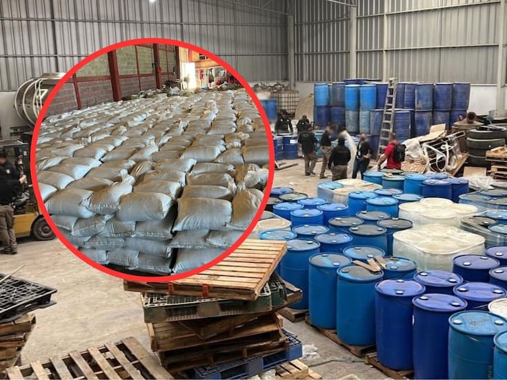 Aseguran en Durango gigantesco almacén de insumos para drogas sintéticas en operativo conjunto