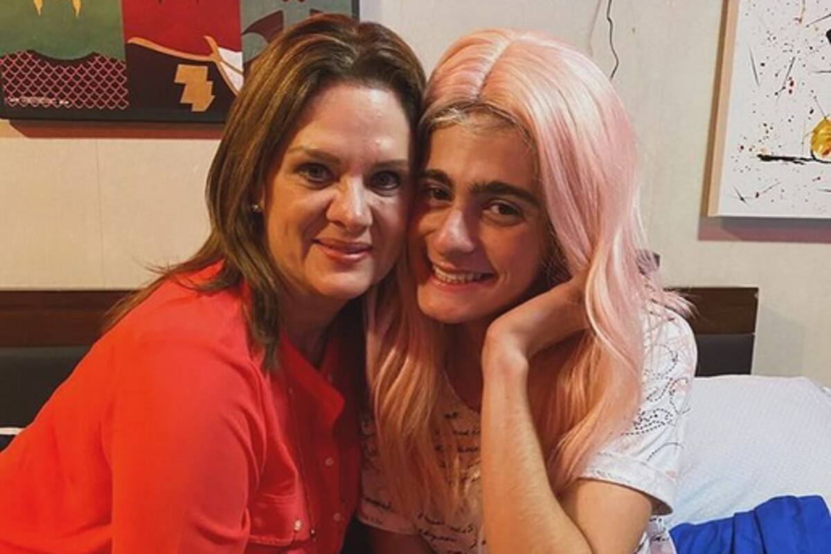 Hijo de Erika Buenfil aparece con vestido y desata polémica en redes
