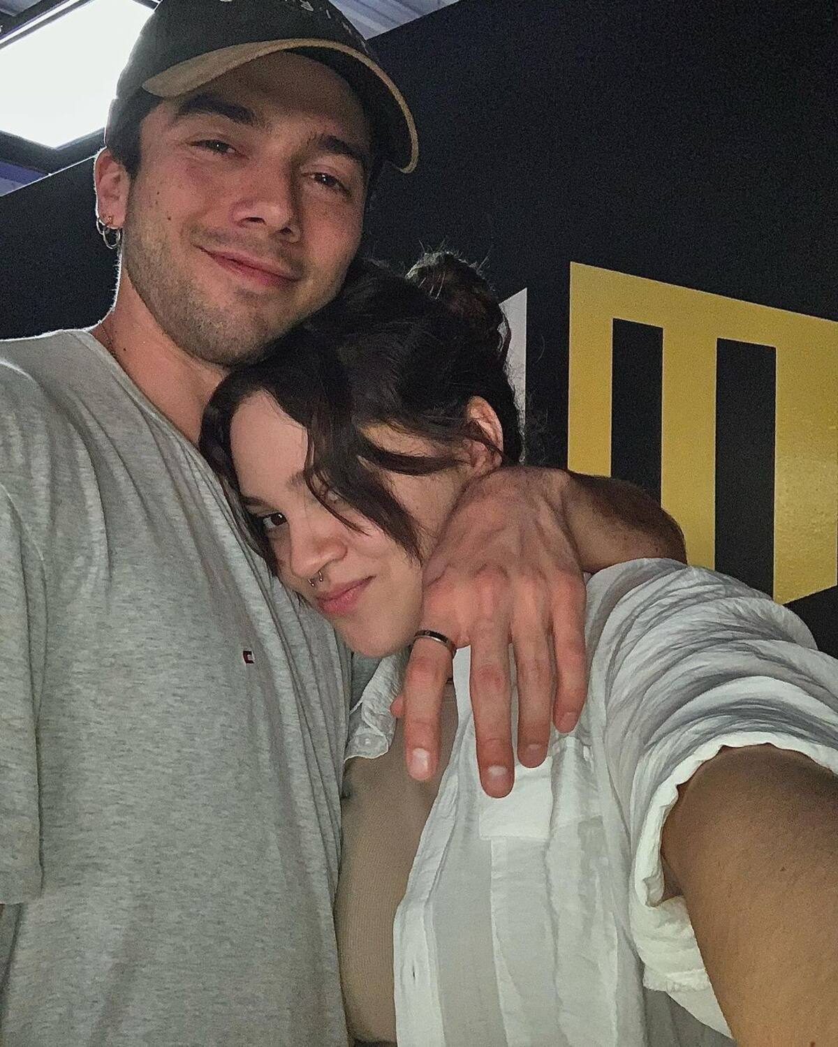 Sofia y su novio, Joz Mavi.