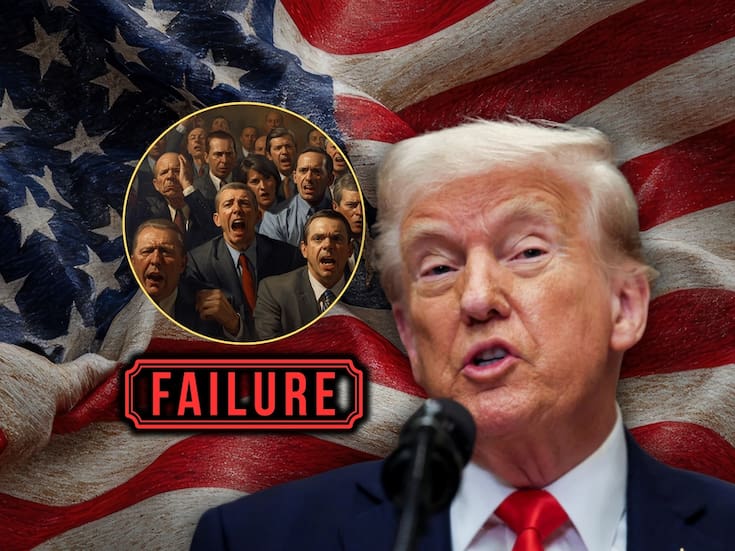 La mayoría de los estadounidenses ven a Donald Trump como “un fracaso” en su segundo mandato, ya que empeoró la economía y abusó de su poder, según sondeo de CNN