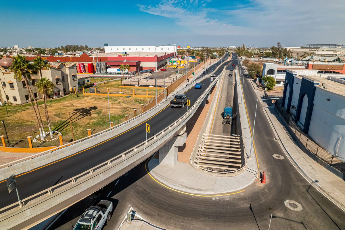 Inaugura gobernadora Marina del Pilar Distribuidor Vial Lázaro Cárdenas-Carranza para optimizar la movilidad de todo Mexicali
