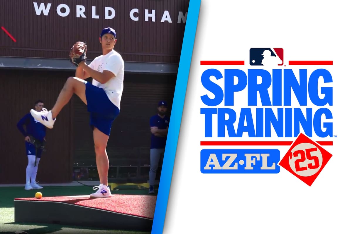 Ohtani regresó a su faceta de pitcher en el Spring Training de los Dodgers 2025