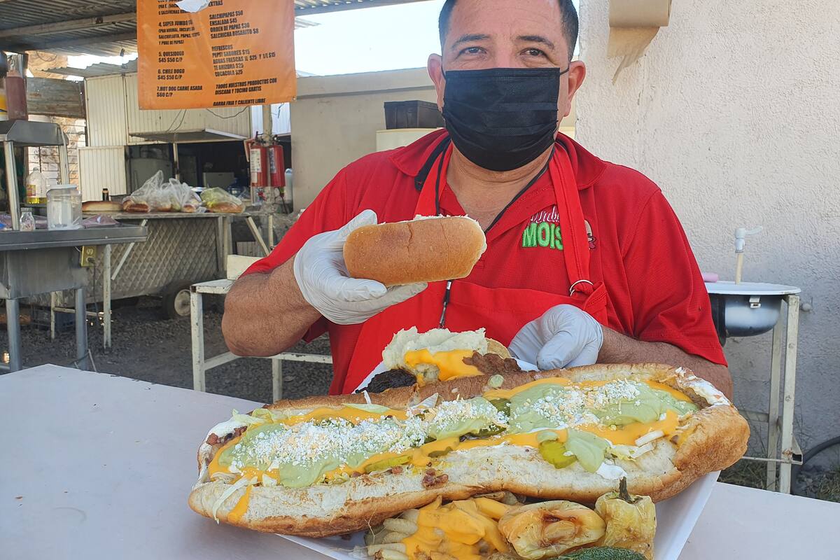 Hermosillo: Jumbo Dogo pesa más de 3 kilos y lleva más de 20 ingredientes