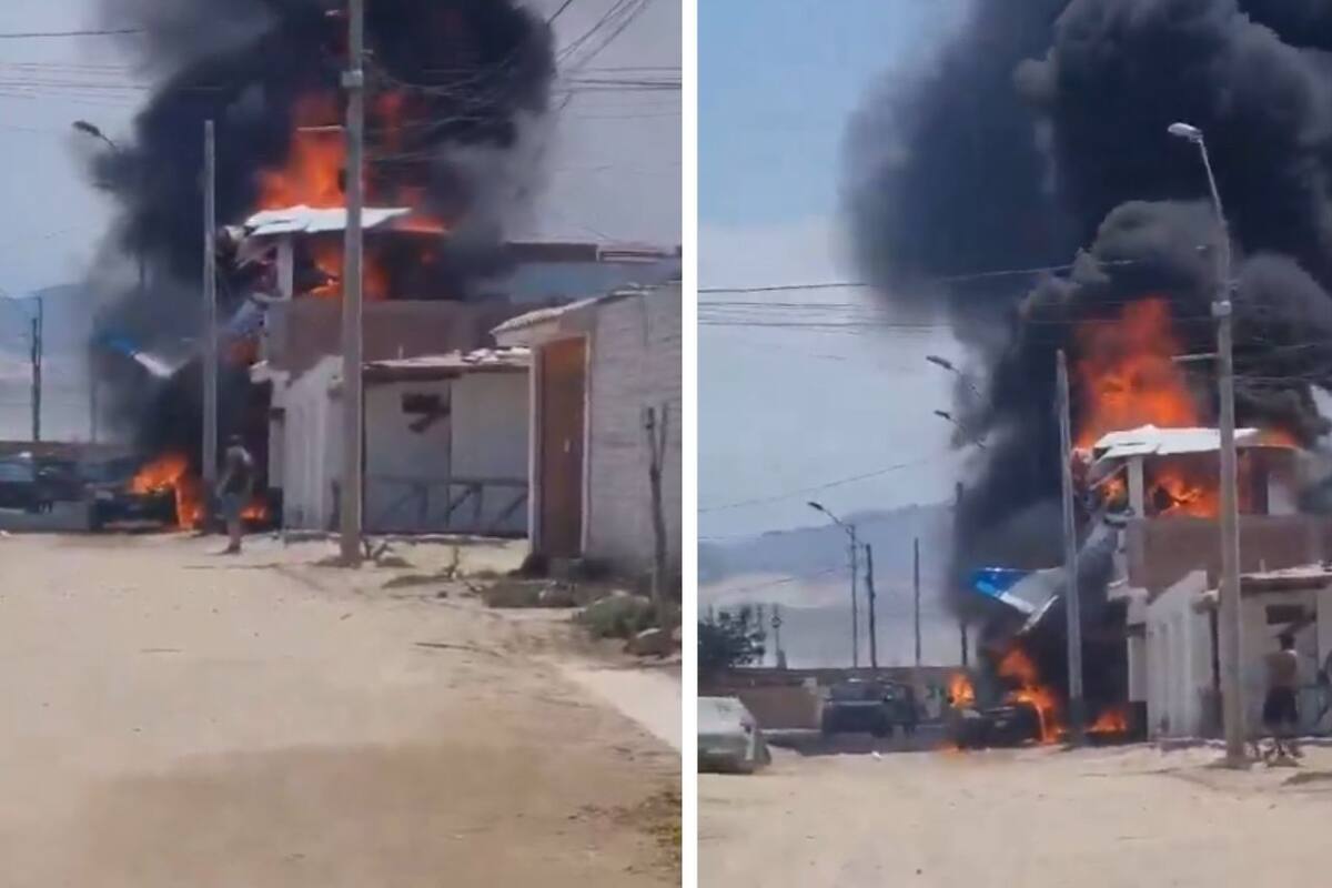Se estrella avioneta en vivienda de Lima, Perú; reportan 2 heridos