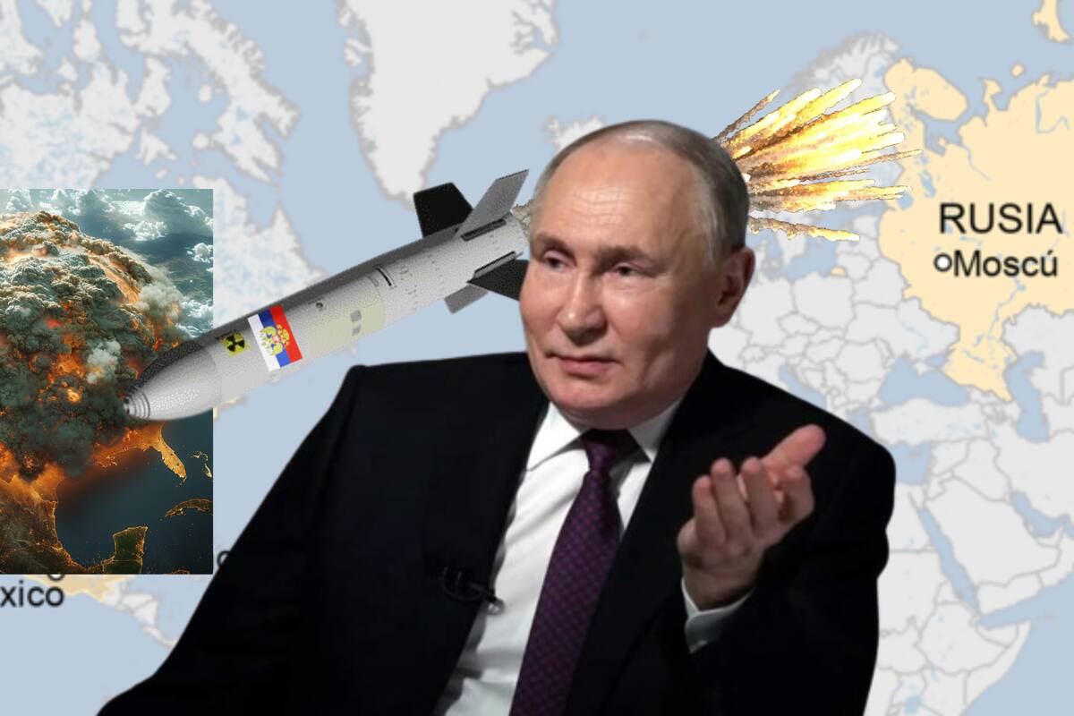 FOTOS: ¿Cómo afectaría a México si Rusia bombardea a los EU, según la IA?