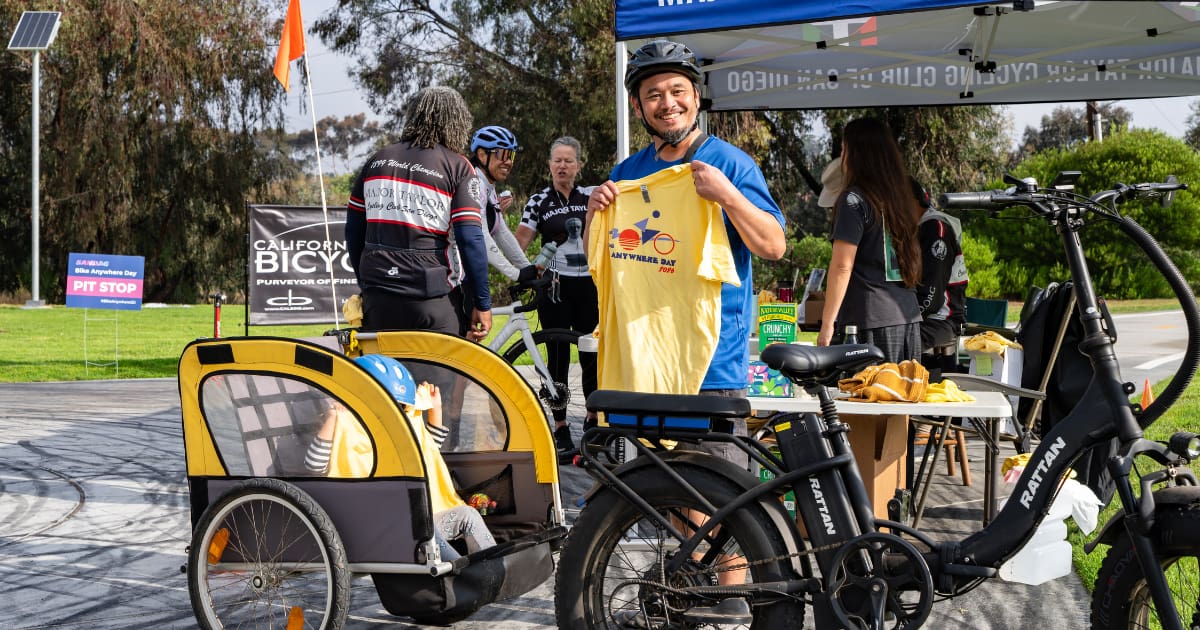 Más de 11 mil ciclistas participaron en el “Bike Anywhere Day” entre Oceanside y Tijuana, evento organizado por SANDAG para promover el uso de la bicicleta como medio de transporte y que este año registró su mayor participación desde la pandemia. Foto: Cortesía