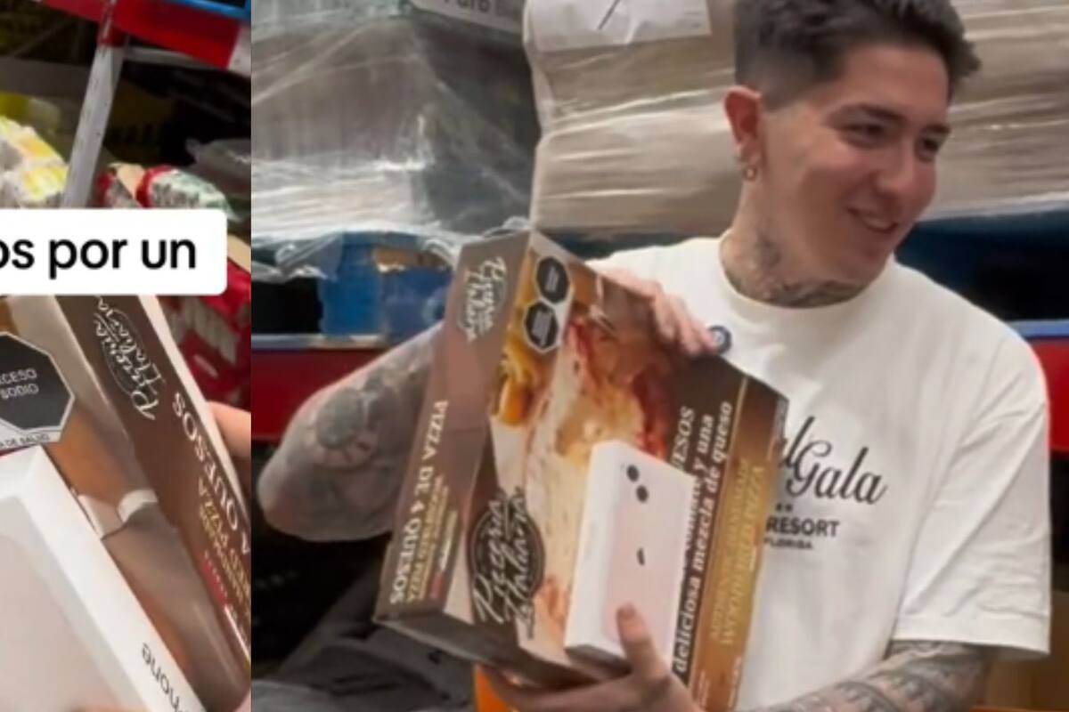 Tiktoker le regala un iPhone a la primera persona que le dio 50 pesos para comer