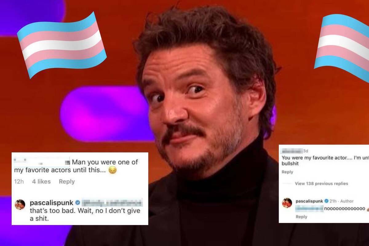 Pedro Pascal arremete contra usuarios transfóbicos en Instagram