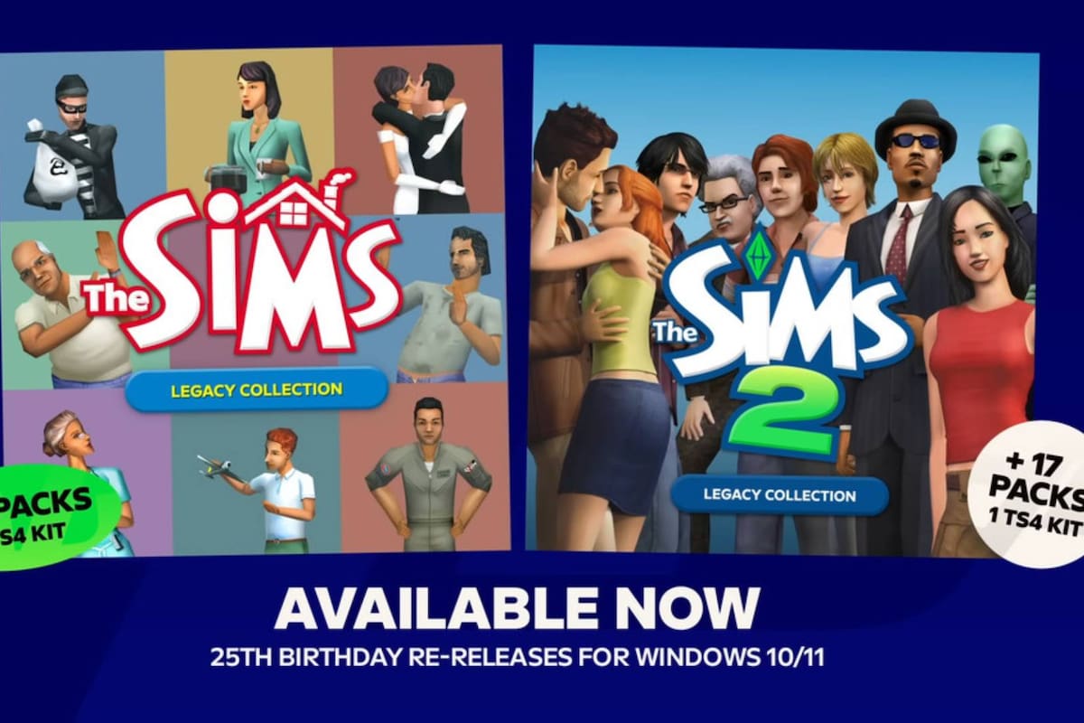 ¡'The Sims' y 'The Sims 2' regresan a PC! ¿Dónde puedes conseguirlos?