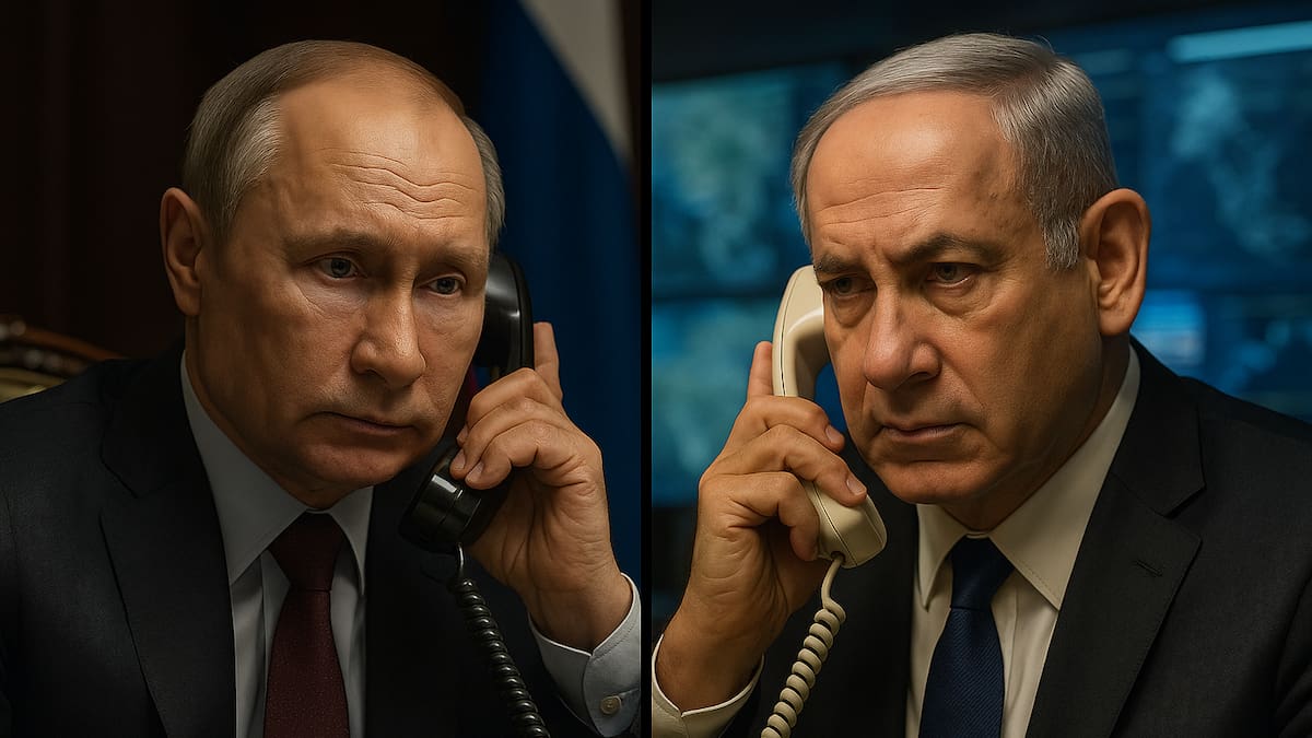 En una llamada telefónica, Vladimir Putin y Benjamín Netanyahu discutieron la situación en Gaza, el alto el fuego con Hamas, la repatriación de rehenes, el programa nuclear de Irán y la estabilidad en Siria