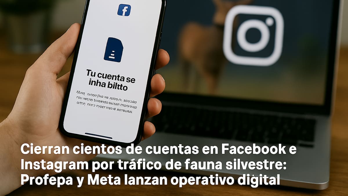 Cierran cientos de cuentas en Facebook e Instagram por tráfico de fauna silvestre: Profepa y Meta lanzan operativo digital
