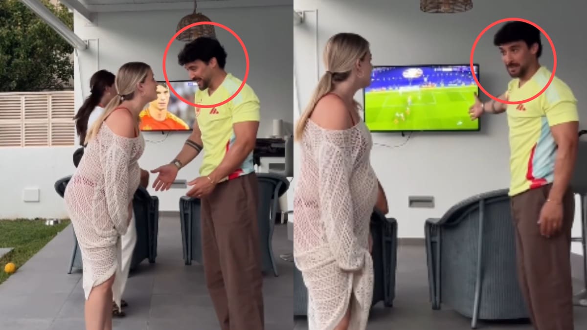 “¿Es en serio que este hombre será padre?” Mujer embarazada le hace broma de fuente rota a su marido, pero él reacciona mal y lo critican en redes