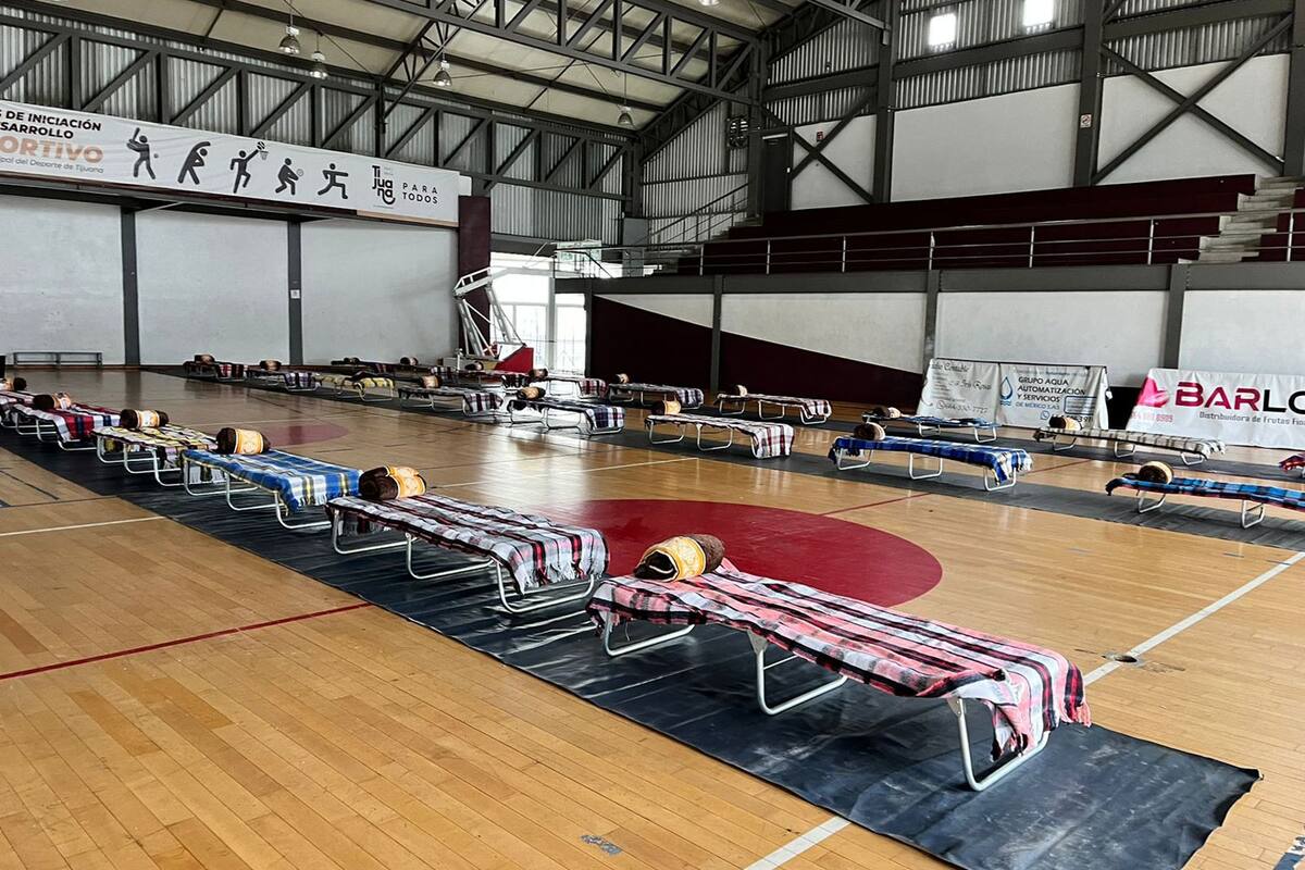 Activan refugios temporales en Tijuana