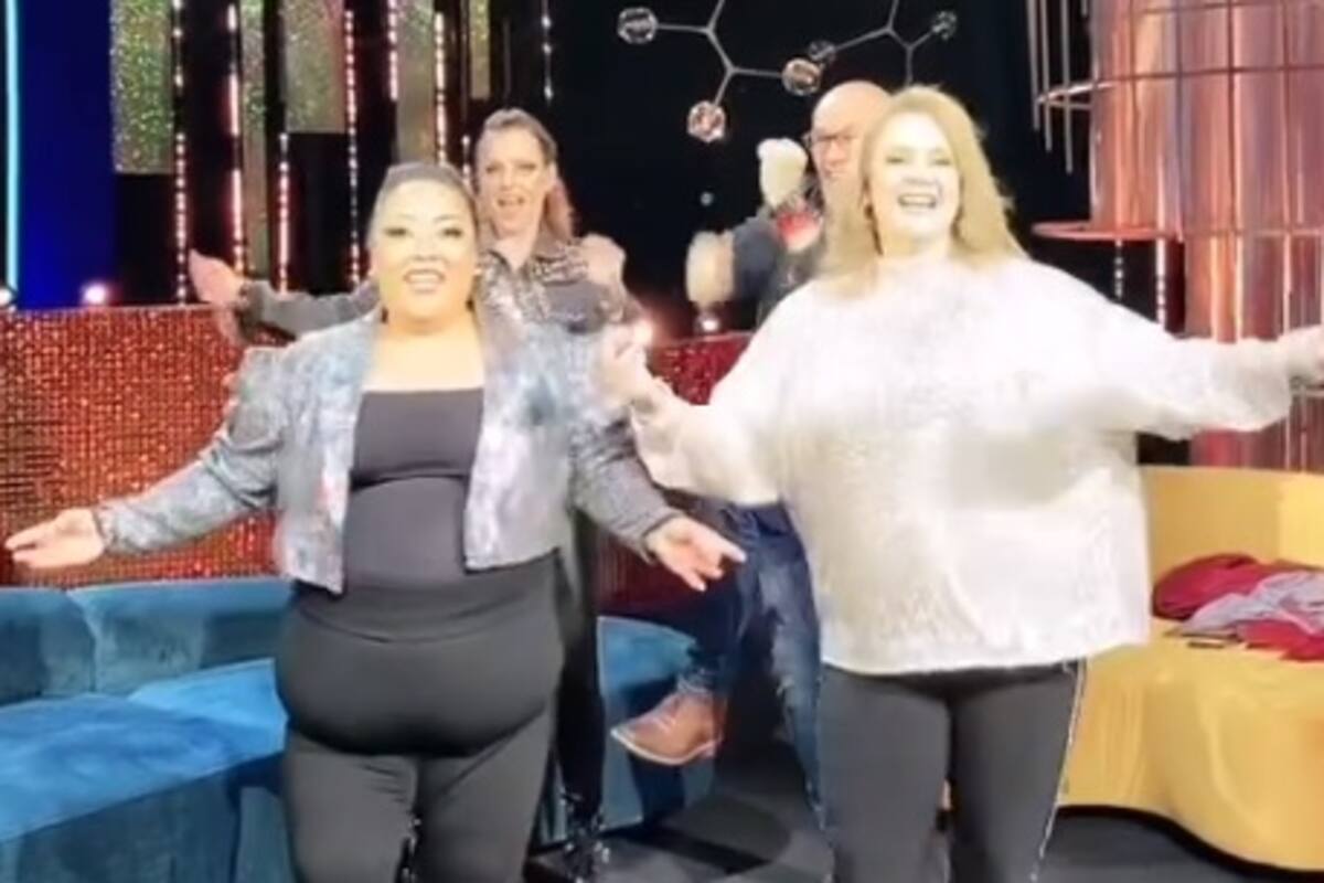 Erika Buenfil baila charleston con Michelle Rodríguez