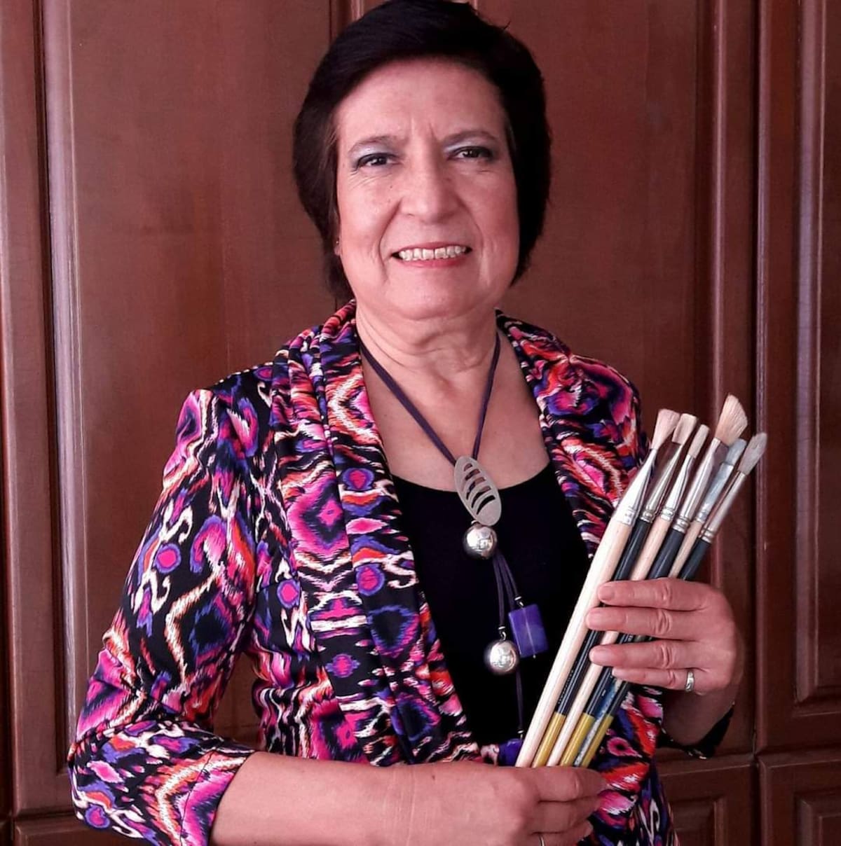 Yolanda Jaramillo documenta el proceso ritual de la cestería seri desde una mirada artística. Foto: Cortesía