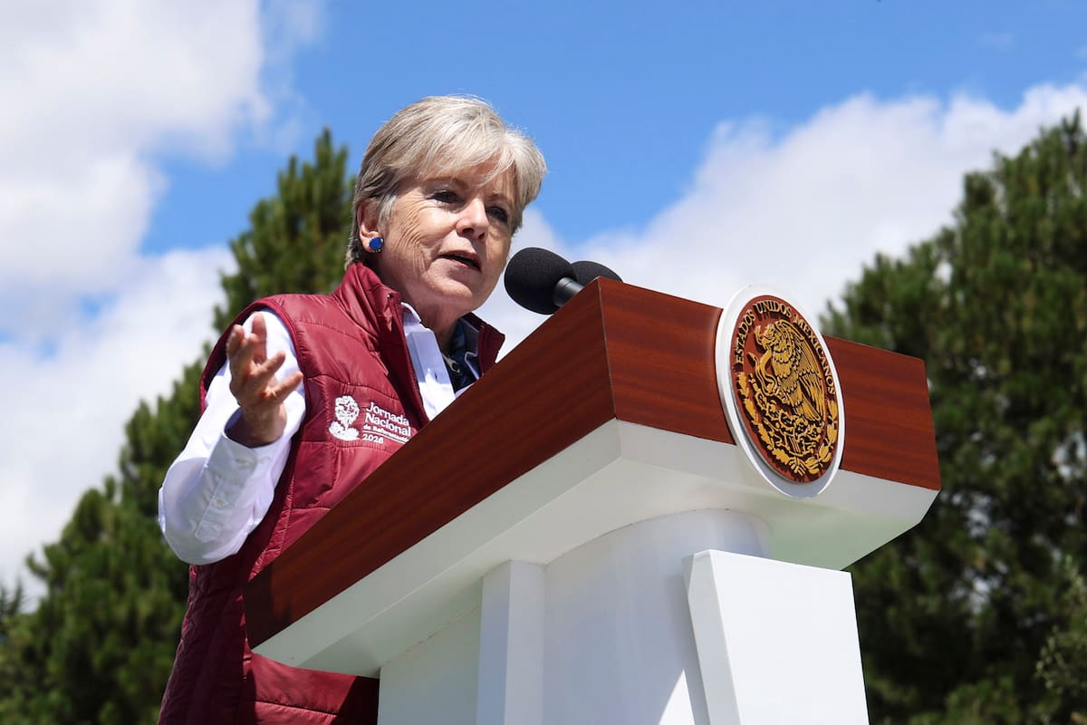 San Nicolás de los Ranchos, Puebla. 9 de agosto 2026. La secretaria de Medio Ambiente y Recursos Naturales, Alicia Bárcena. Foto: Juan Carlos Buenrostro/Presidencia