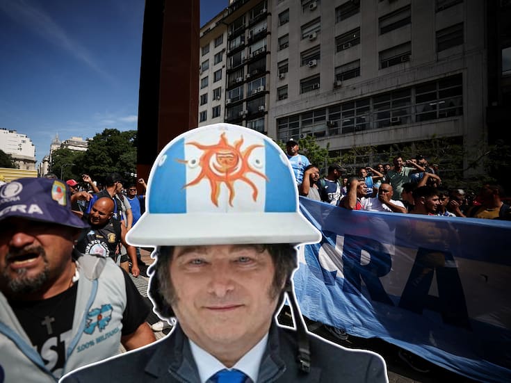 Argentina alargará a 12 horas diarias su jornada laboral con reforma y Milei ordenó “actuar con fuerza” tras estalló de protestas en las calles