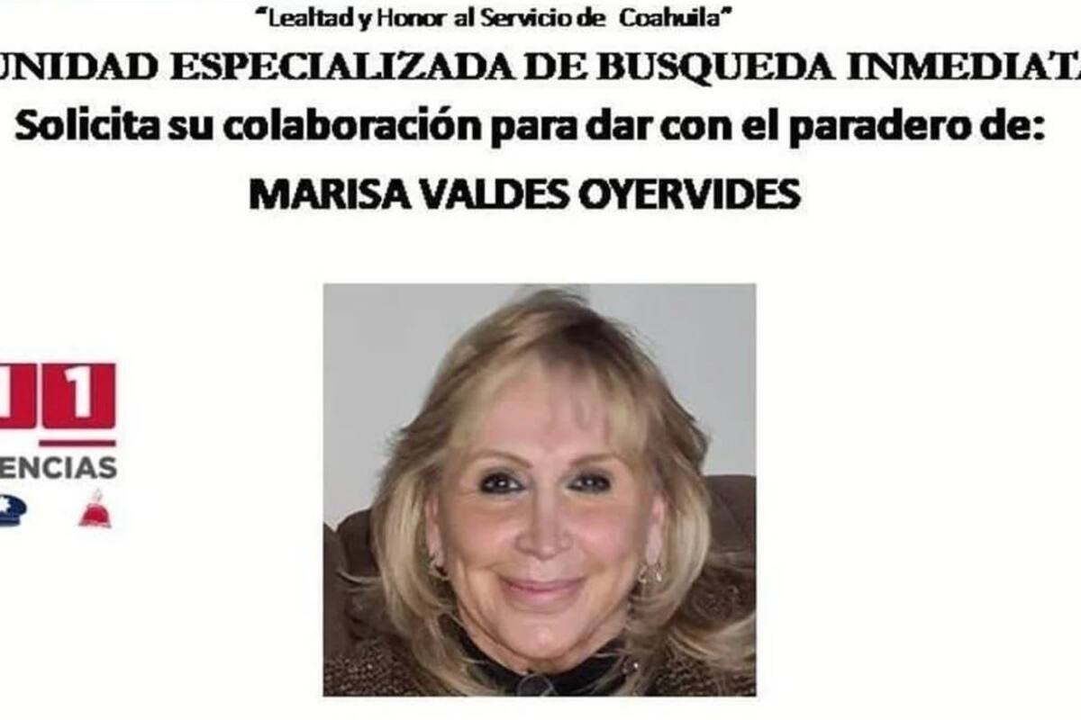 Marisa desapareció en Saltillo y la hallan sin vida en NL; sospechan de trabajadora que contrató