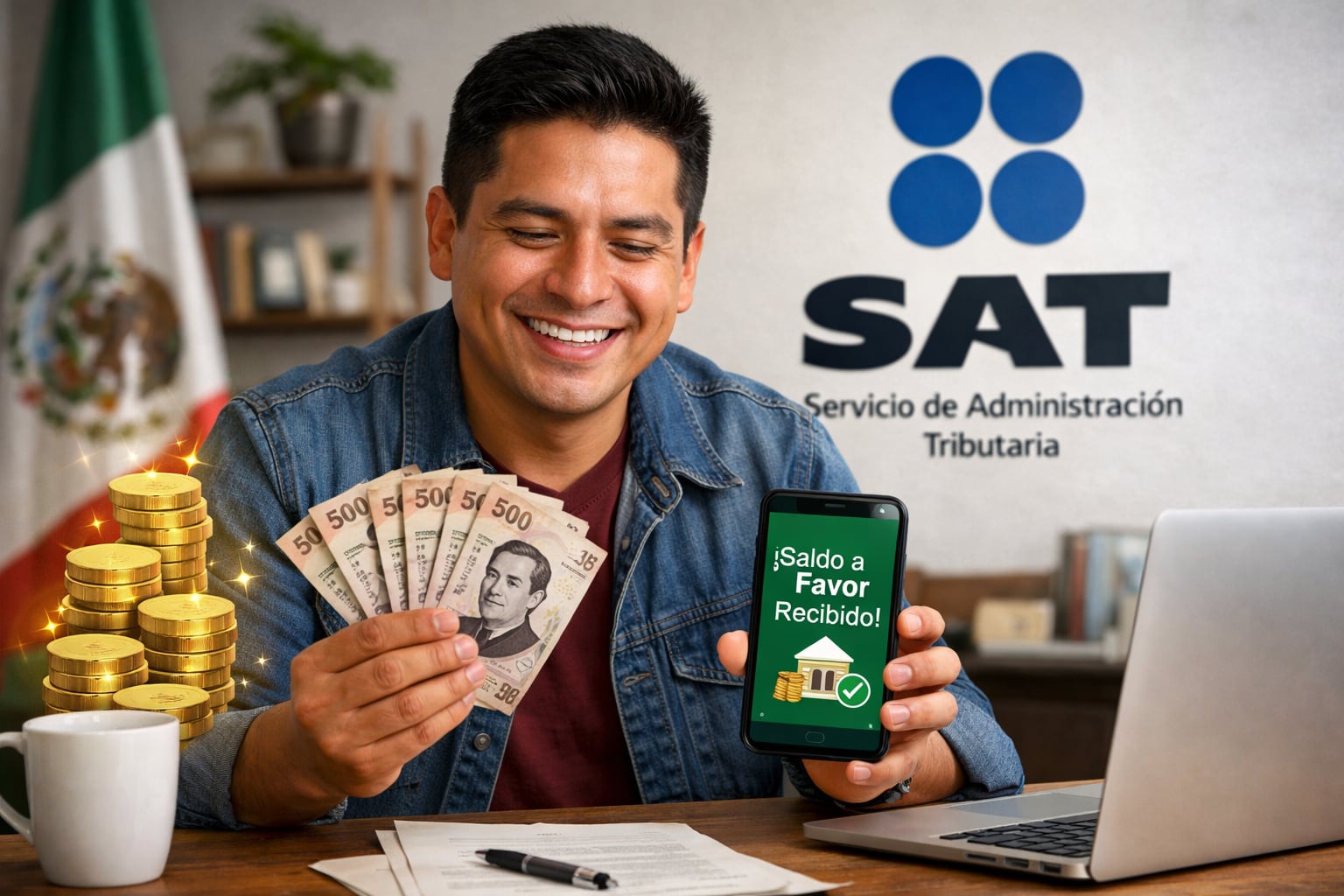 La deducción de gastos personales puede contribuir a que el SAT regrese dinero a los contribuyentes, tras la declaración anual. | Foto: Imagen Generada con IA