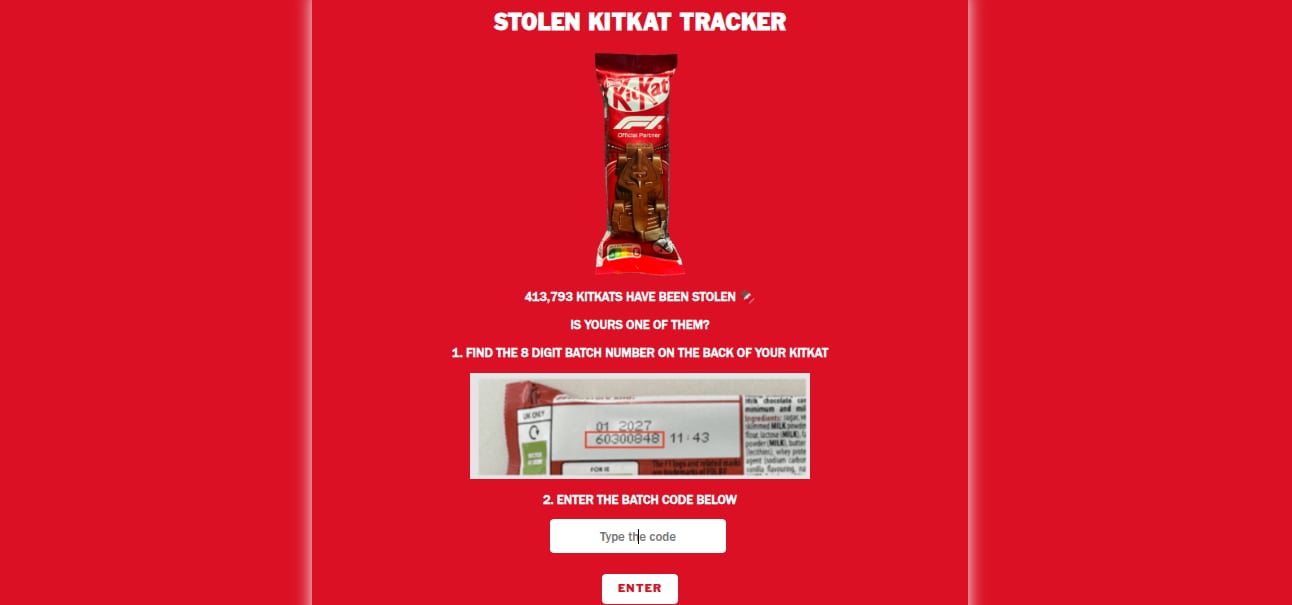 Así funciona el rastreador de KitKat para saber si tu chocolate fue robado. | Especial