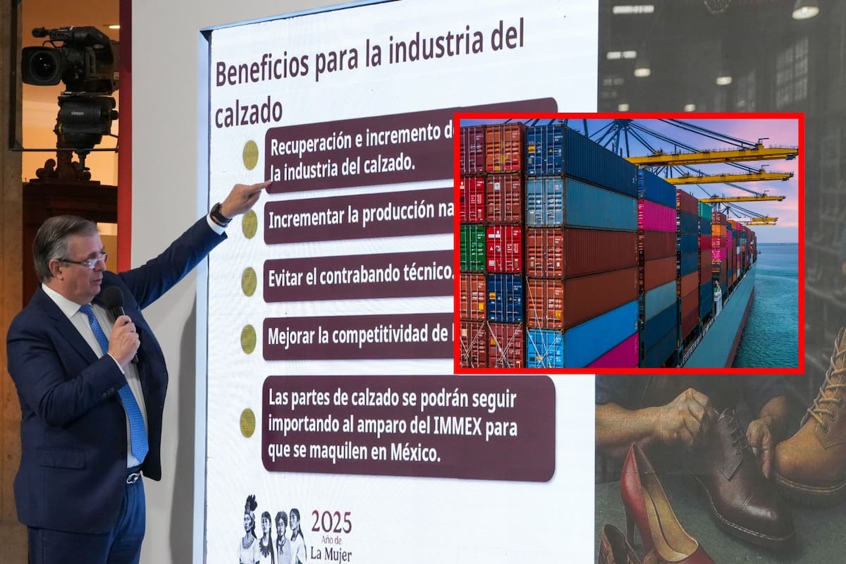 Ebrard y Sheinbaum lo confirman: México suspende importación temporal de calzado terminado