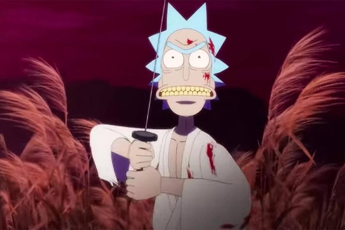 Adult Swim lanza un sorprendente corto de Rick & Morty: "Samurai & Shogun"