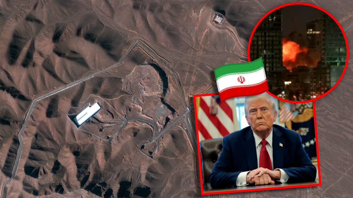 Aunque Israel ha atacado Fordow recientemente, las imágenes satelitales del 14 de junio muestran que no hubo daños visibles en las instalaciones. FOTO: Especial