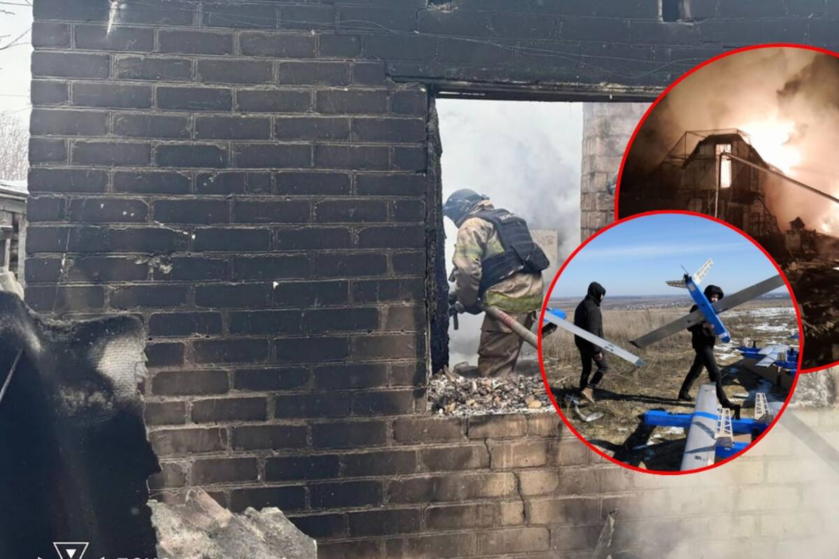 Rusia ataca con 267 drones a Ucrania:  la mayor ofensiva aérea desde 2022 a casi 3 años de la invasión