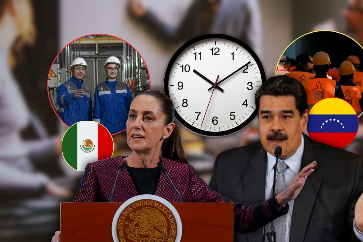 Mientras los mexicanos buscan una jornada laboral de 40 horas, en Venezuela ya existía por ley, pero ahora enfrenta reducciones severas de 3 días por semana y salarios de menos de 20 pesos al mes por crisis