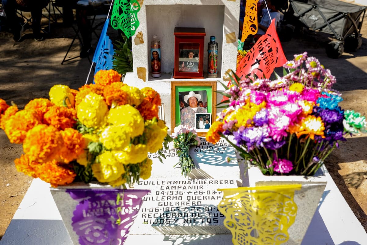 Cachanillas visitan a sus seres queridos este Día de Muertos