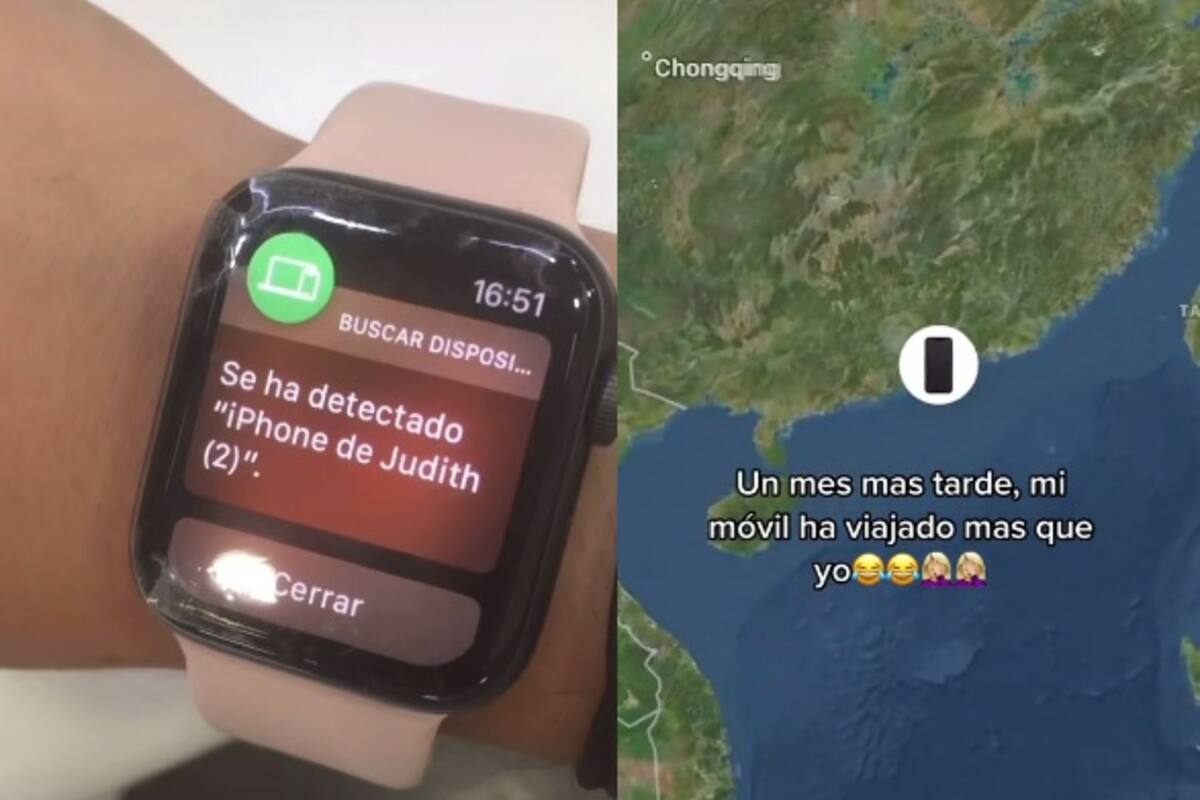 Le roban el teléfono en concierto en España, el dispositivo aparece en China