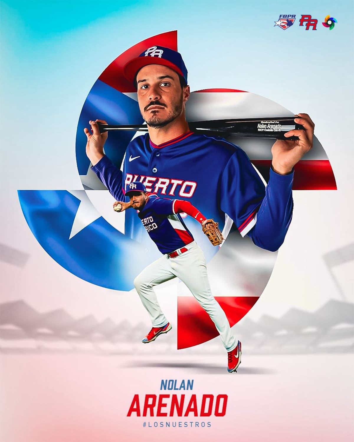 Puerto Rico anunció la incorporación de Nolan Arenado para el Clásico Mundial. (Foto: @beisbol.pr)
