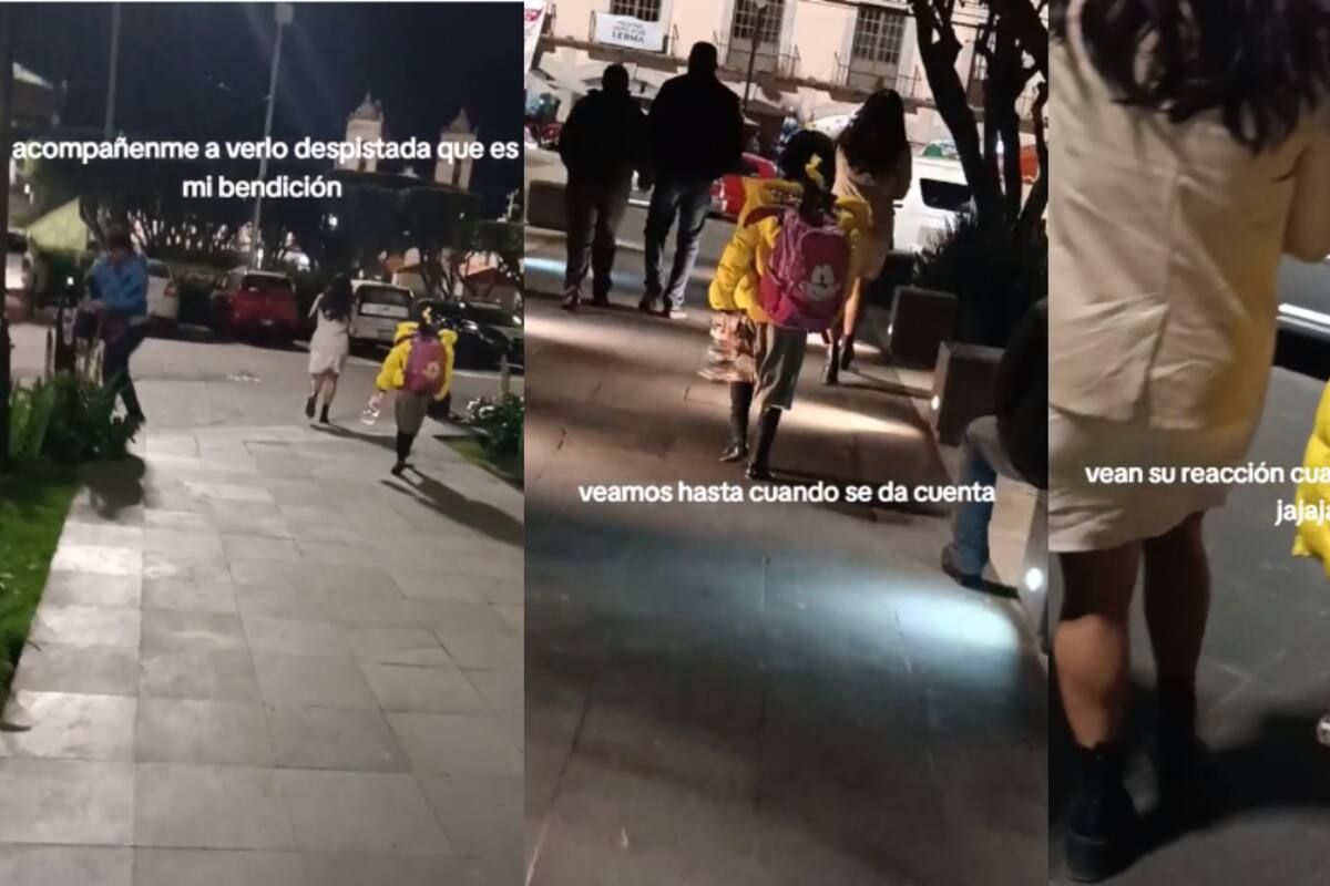 VIDEO: niña persigue a una mujer desconocida pensando que era su mamá y así reaccionó al darse cuenta
