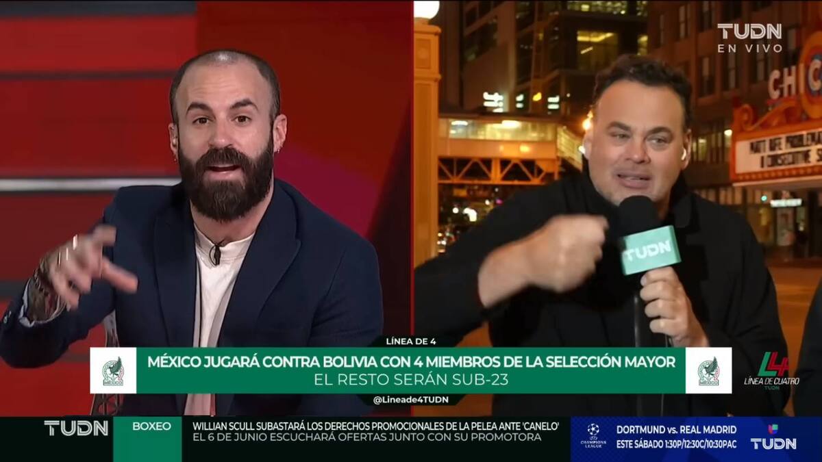 Se vivió momentos de tensión en el programa ‘Línea de 4’ por enfrentamiento entre David Faitelson y Marc Crosas, hasta que les llamaron la atención.