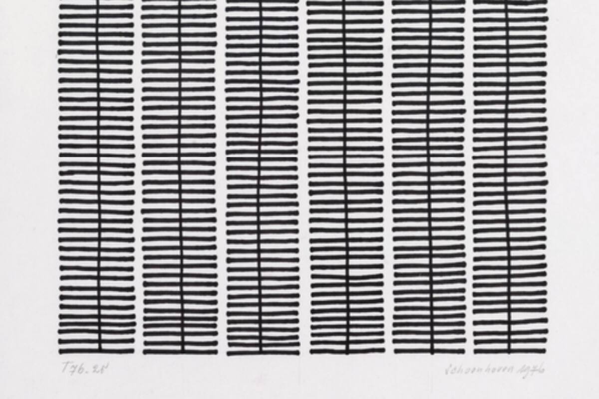 Un arte de rayas y repeticiones: La obra impersonal de Jan Schoonhoven