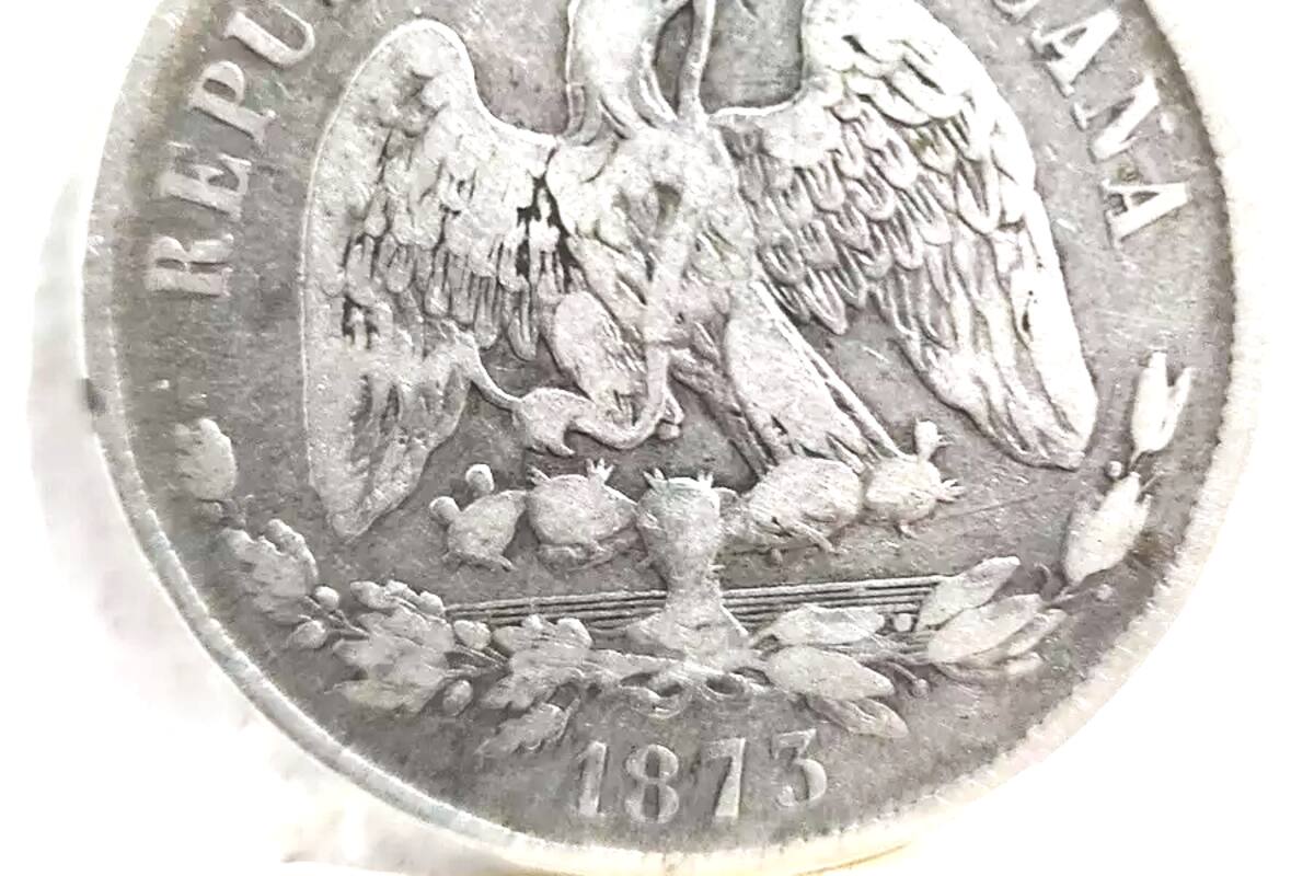 Una moneda de 1 peso del año 1873 se encuentra en venta a través de Mercado Libre por 2 millones de pesos